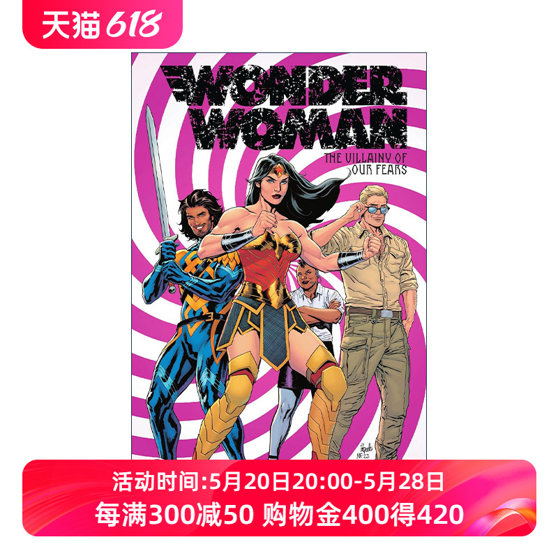 英文原版 Wonder Woman Vol.3 The Villainy of Our Fears神奇女侠卷三我们恐惧的罪恶 DC漫画 Becky Cloonan进口英语原版书籍