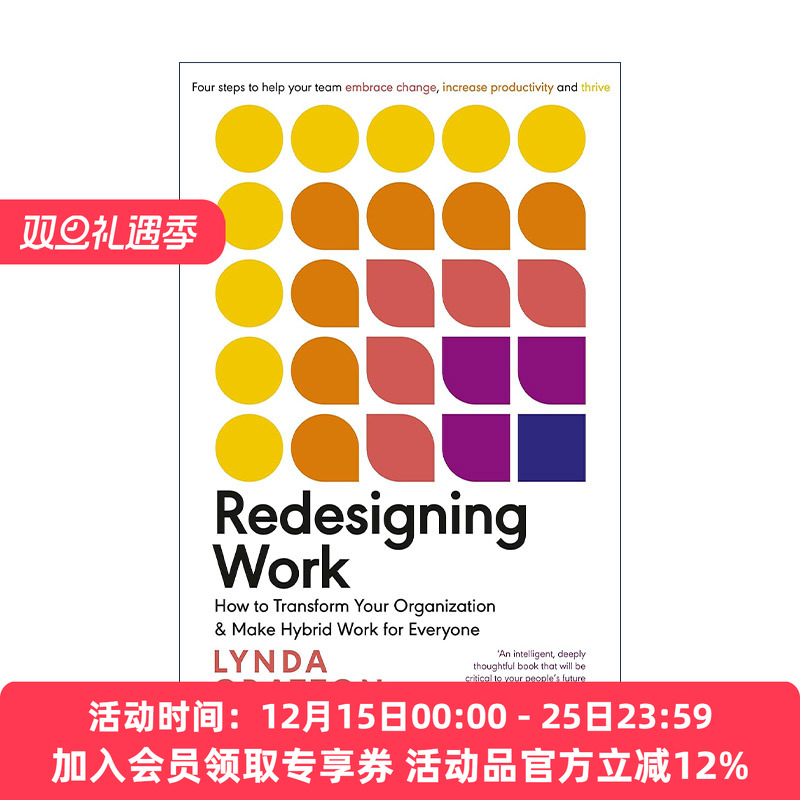 英文原版 Redesigning Work 重新设计工作 转变你的组织 采取混合办公模式 英文版 进口英语原版书籍