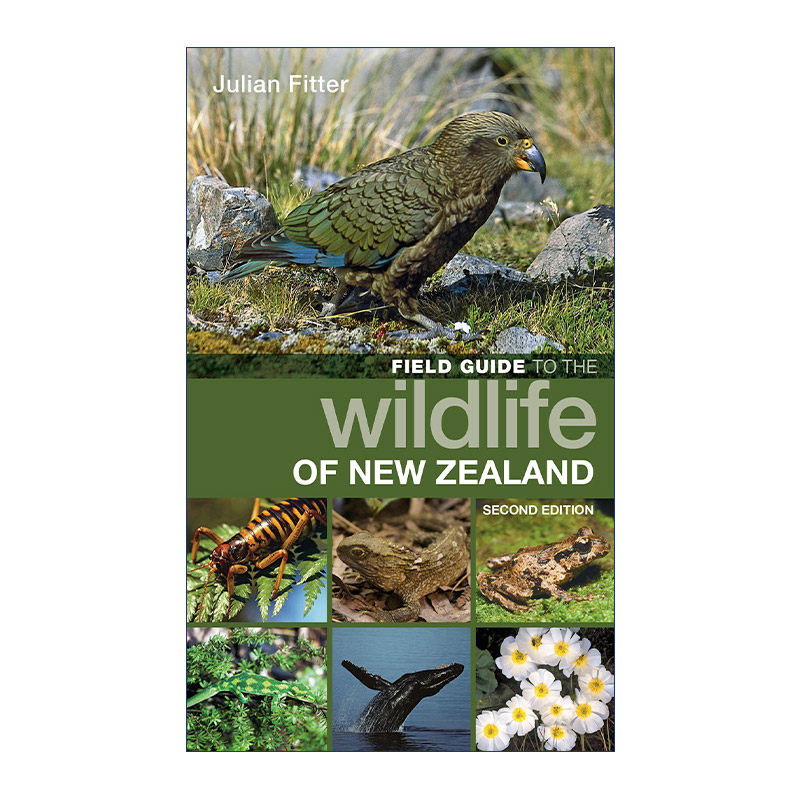 新西兰野生动物野外指南  英文原版 Field Guide to the Wildlife of New Zealand 英文版 进口英语原版书籍