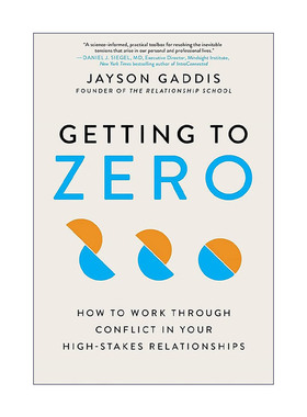 英文原版 Getting to Zero 冲突的勇气 冲突归零法则 英文版 进口英语原版书籍
