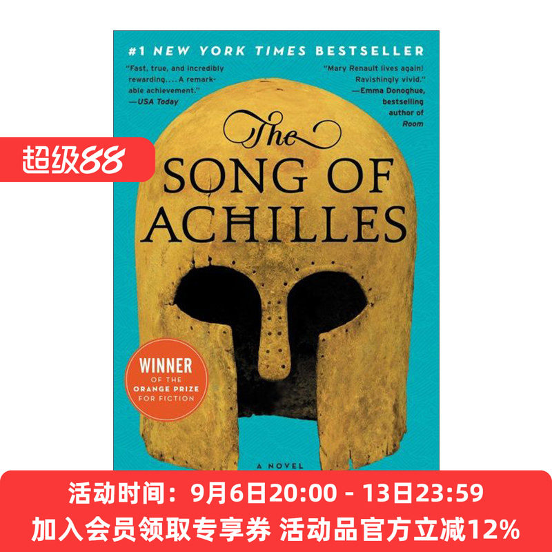 阿基里斯之歌 英文原版小说 The Song of Achilles 2012年英国柑橘文学奖 英文版 进口英语原版书籍
