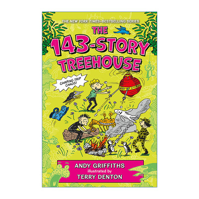 英文原版 The 143-Story Treehouse Camping Trip Chaos! 小屁孩树屋历险记143层树屋故事 精装 英文版 进口英语原版书籍
