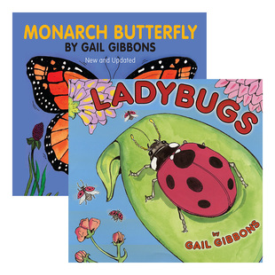 英文原版 Gail 昆虫系列2册套装 瓢虫 Gibbons 帝王蝶 盖尔吉本斯少儿百科系列 英文版 书籍 进口英语原版 儿童科普知识绘本