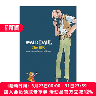 圆梦巨人 好心眼巨人 进口英语原版 The 书籍 英文版 BFG 精装 英文原版 罗尔德达尔