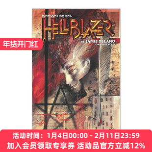 英文原版 John Constantine Hellblazer by Jamie Delano Omnibus Vol.1 约翰·康斯坦丁 地狱神探 精选集 DC漫画 精装经典收藏版