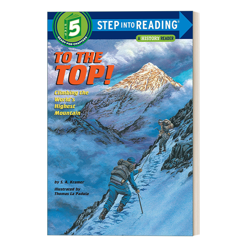 攀登世界高峰 英文原版 Step Into Reading 5 - To the Top 兰登分级读物5 英文版 进口英语原版书籍