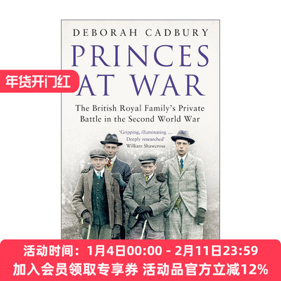 英文原版 Princes at War 战时的王子们 乔治六世与爱德华八世的秘密恩怨 英国王室传记 英文版 进口英语原版书籍