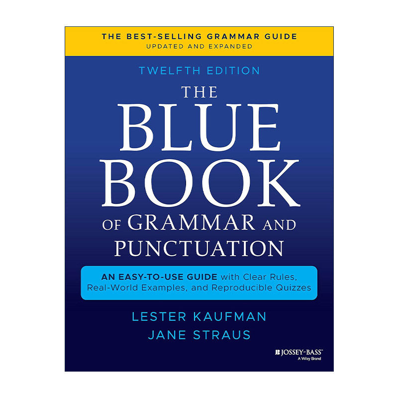 英文原版 The Blue Book of Grammar and Punctuation 语法与标点蓝皮书 第12版 英文版 进口英语原版书籍