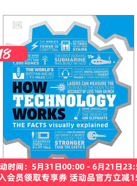 英文原版 How Technology Works 技术如何运作 DK科学科普图解百科精装 英文版 进口英语原版书籍