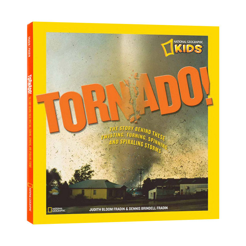 英文原版 Tornado 龙卷风 扭曲和旋转风暴背后的故事 国家地理儿童 精装 自然科普 英文版 进口英语原版书籍