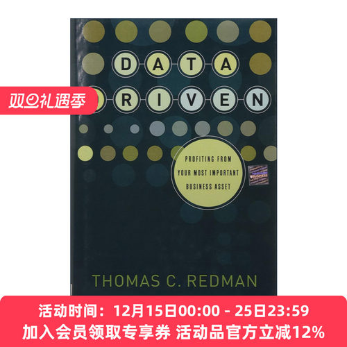 英文原版 Data Driven 数据导向 从你重要的商业资产中获利 哈佛商业评论 精装 Thomas C. Redman 英文版 进口英语原版书籍