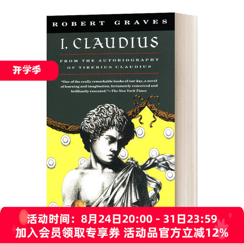 英文原版小说 I Claudius 我 克劳迪亚斯 罗马帝国兴亡史 列王之传 英文版 进口英语原版书籍