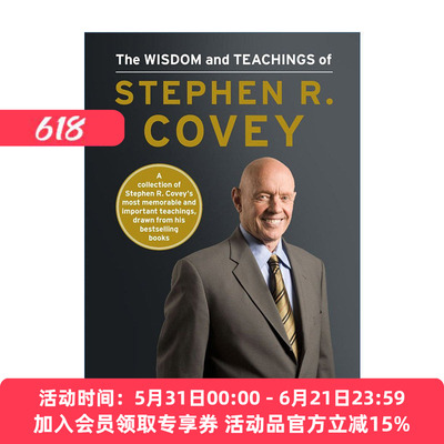 柯维的智慧  英文原版 The Wisdom and Teachings of Stephen R. Covey 高效能人士的七个习惯作者史蒂芬柯维 英文版 进口英语书籍