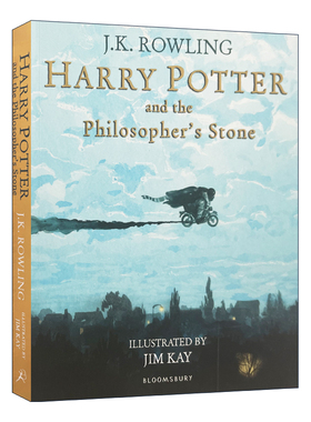 哈利波特与魔法石 插图平装版 英文原版小说 Harry Potter and the Philosopher’s Stone Illustrated Edition JK罗琳 英文版书