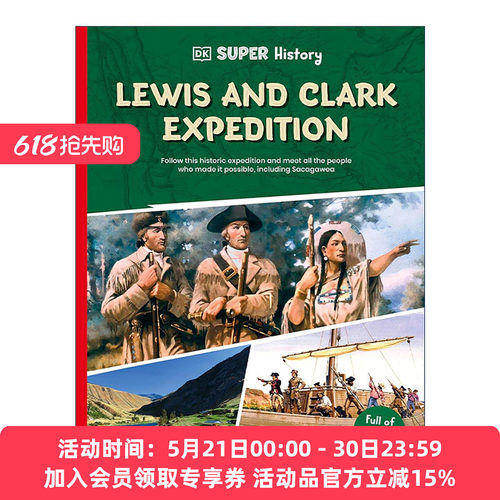 英文原版 DK Super History Lewis and Clark Expedition DK超级历史系列 刘易斯与克拉克远征 开辟美国西部 进口英语原版书籍