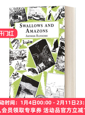 燕子号与亚马逊号 英文原版 Swallows And Amazons 亚瑟·兰塞姆 英文版 进口英语原版书籍