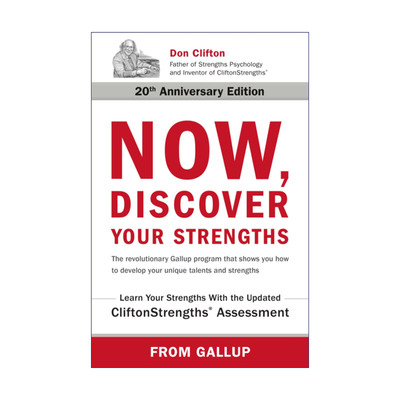 现在 发现你的优势 英文原版 Now Discover Your Strengths 20周年版 精装 英文版 进口英语原版书籍
