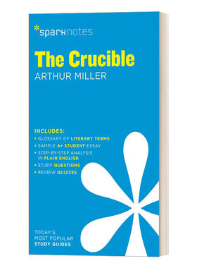英文原版 Crucible SparkNotes Literature Guide 文学导读系列 坩埚 英文版 进口英语原版书籍
