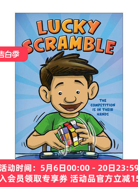 英文原版 Lucky Scramble 幸运争夺战 魔方比赛 儿童漫画 Peter Raymundo 英文版 进口英语原版书籍