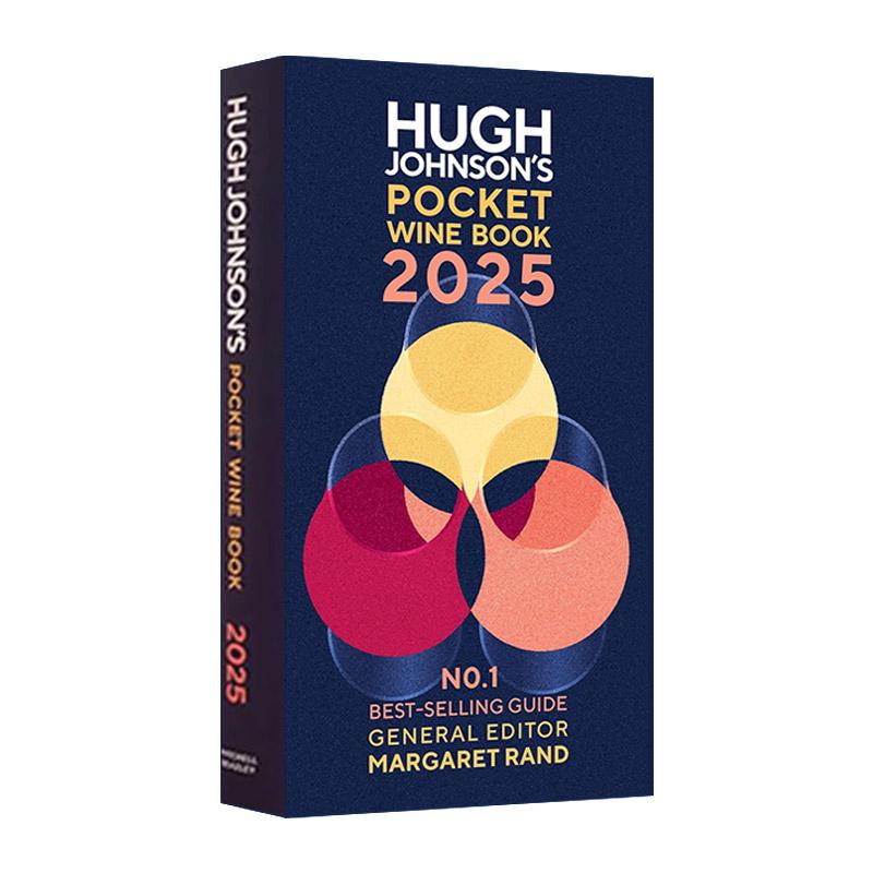 英文原版 Hugh Johnson's Pocket Wine Book 2025 休·约翰逊袖珍 精装葡萄酒指南2025 英文版 进口英语原版书籍