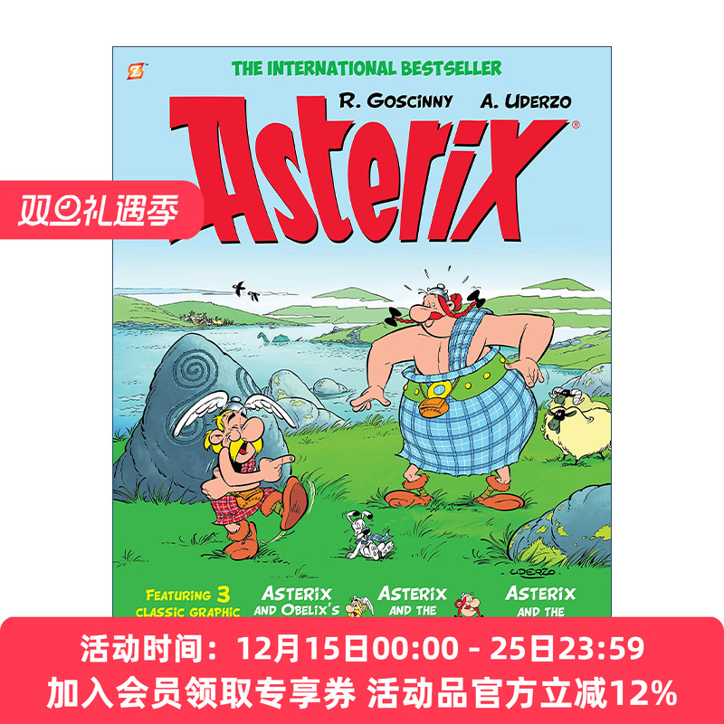 英文原版 Asterix Omnibus Vol.9 高卢英雄历险记 25-27 合订本 卷九 英文版 进口英语原版书籍