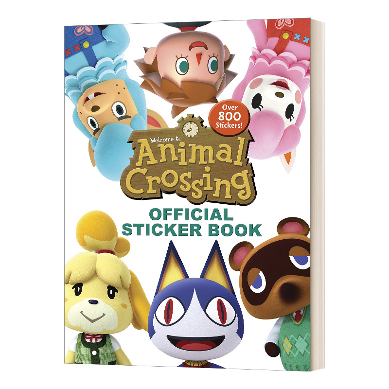 动物森友会官方贴纸书 英文原版 Animal Crossing Official Stick Book 英文版 进口英语原版书籍