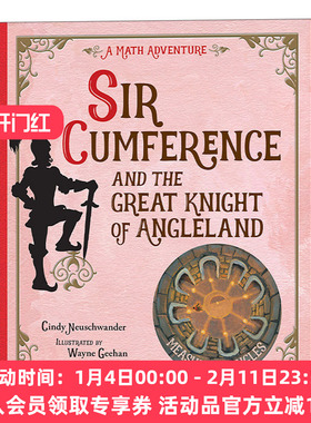 英文原版 Sir Cumference and the Great Knight of Angleland 圆周骑士与伟大的盎格鲁骑士 STEM 绘本 Cindy Neuschwander 进口书