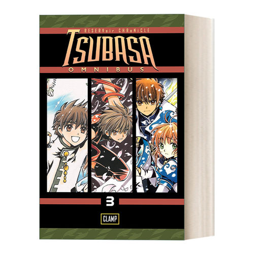 英文原版 Tsubasa Omnibus 3 Tsubasa翼精选集3 魔卡少女樱 日本漫画 CLAMP 英文版 进口英语原版书籍