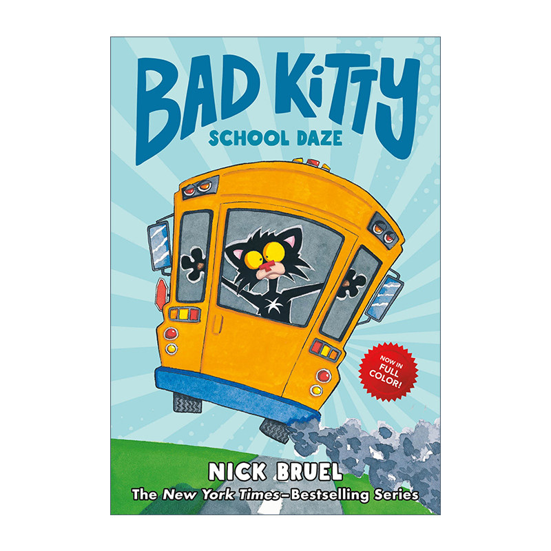 英文原版 Bad Kitty School Daze 坏猫咪系列 学校发呆 精装全彩漫画小说 英文版 进口英语原版书籍