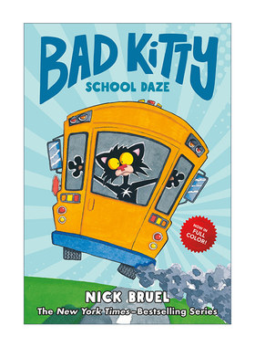 英文原版 Bad Kitty School Daze 坏猫咪系列 学校发呆 精装全彩漫画小说 英文版 进口英语原版书籍