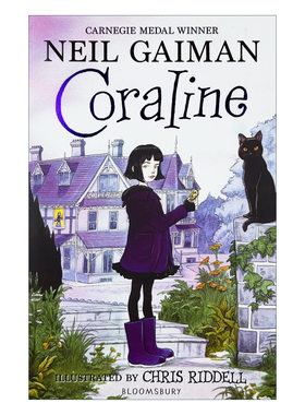 华研原版 鬼妈妈 英文原版小说 Coraline Neil Gaiman 青少年读物 英文版 动画电影原著小说书 进口英语书籍