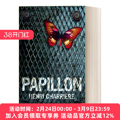 英文原版 Harper Perennial Modern Classics — Papillon 巴比龙 亨利·查理尔 自传体小说 英文版 进口英语原版书籍