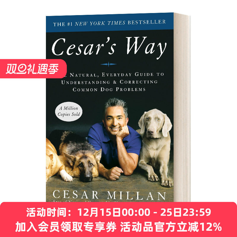 英文原版 Cesar's Way 纠正狗狗的错误行为 英文版 进口英语原版书籍