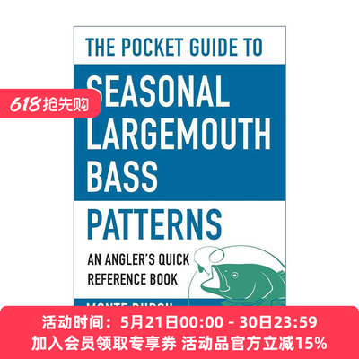 英文原版 The Pocket Guide to Seasonal Largemouth Bass Patterns 大口黑鲈季节性垂钓模式袖珍指南 钓鱼人的速读参考书 英文版
