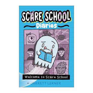 英文原版 Welcome to Scare School 欢迎来到惊吓学校 捣蛋鬼巴什 章节书 英文版 进口英语原版书籍