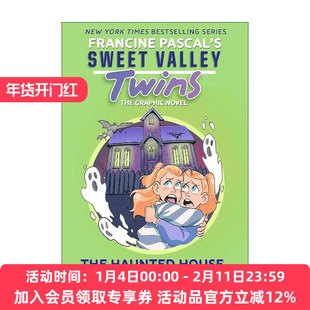 英文原版 Sweet Valley Twins 04 The Haunted House 甜谷双胞胎系列4 闹鬼的房子 儿童幽默全彩漫画 英文版 进口英语原版书籍