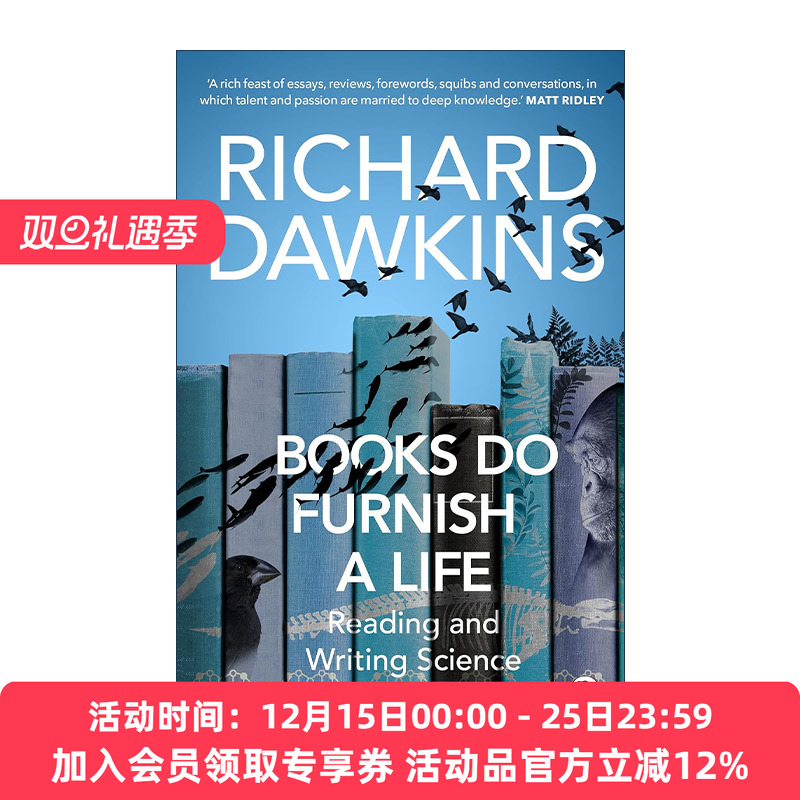 英文原版 Books do Furnish a Life 阅读装点人生 阅读与写作的科学 理查德·道金斯 英文版 进口英语原版书籍