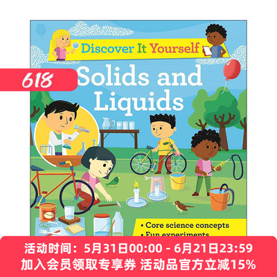 英文原版 Discover It Yourself Solids and Liquids 自己去发现 固体与液体 科普读本 英文版 进口英语原版书籍