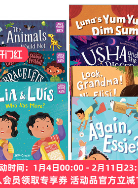 华研原版 英文原版 Storytelling Math 讲故事学数学系列7册 儿童绘本 Chaaya Prabhat 英文版 进口英语原版书籍