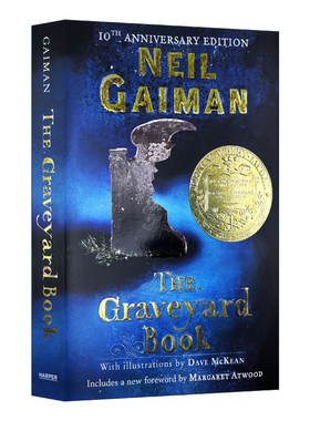 坟场之书 英文原版小说 The Graveyard Book 英文版 纽伯瑞金奖 雨果奖长篇小说奖 尼尔盖曼 幻想文学 进口英语书籍