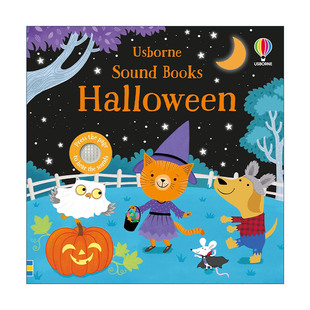 英文原版 万圣节主题 进口英语原版 书籍 Books 英文版 Sound Halloween Usborne 尤斯伯恩儿童认知早教启蒙纸板发声书
