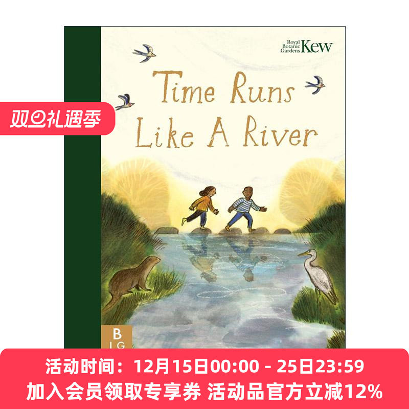 英文原版 Time Runs Like A River 时光如水光阴似箭 插画师Emma Carlisle 儿童精装绘本 英文版 进口英语原版书籍