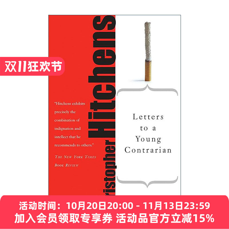 英文原版 Letters to a Young Contrarian 致愤青 给青年叛逆者的信 克里斯托弗·希钦斯 英文版 进口英语原版书籍