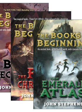英文原版 Books of Beginning 书的开端系列1-3册 儿童奇幻小说 John Stephens 英文版 进口英语原版书籍