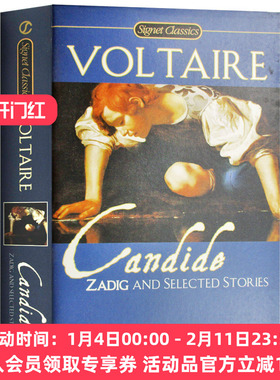 正版 老实人和查第格等伏尔泰故事集 英文原版 Candide Zadig and Selected Stories 英文版小说 进口文学书籍