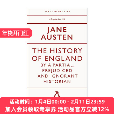 英文原版 The History of England by a Partial Prejudiced and Ignorant Historian 由一位偏见不公 愚昧无知的历史学者所著的英