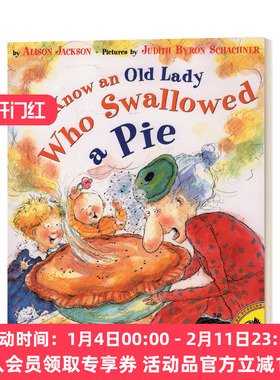英文原版 I Know an Old Lady Who Swallowed a Pie 我认识一个吞了一个派的老太太 英文版 进口英语原版书籍