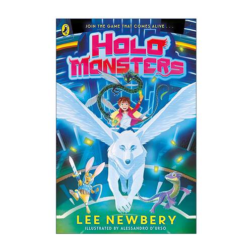 英文原版 Holomonsters 全息怪兽 儿童科幻 奇幻冒险 游戏设定 Lee Newbery 英文版 进口英语原版书籍