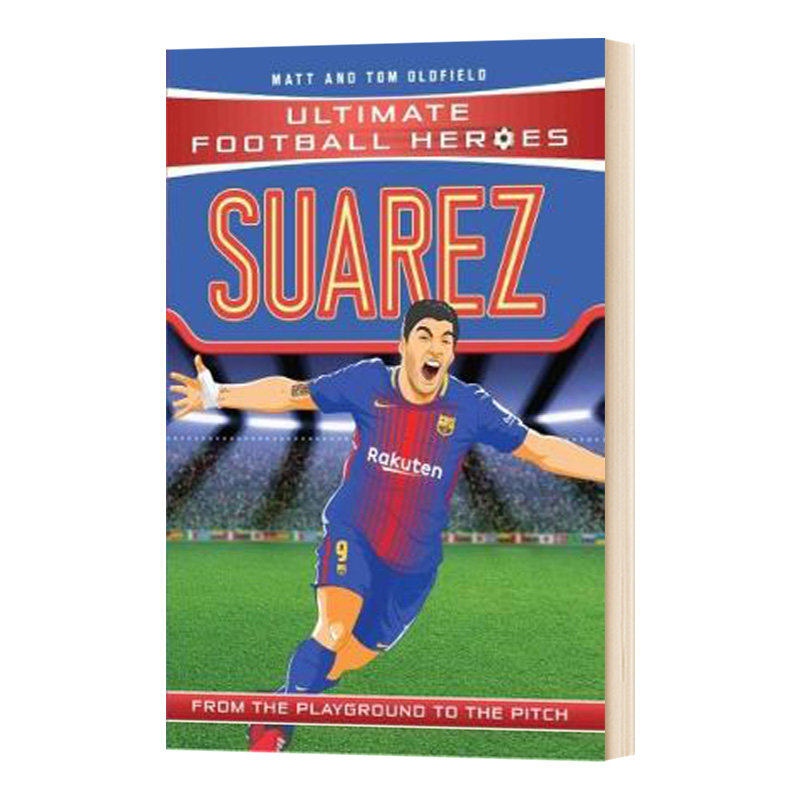 英文原版 suarez classic football heroes 经典足球明星人物传记