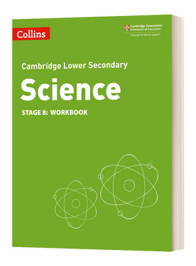 英文原版 Collins Cambridge Lower Secondary Science Workbook Stage 8 柯林斯剑桥初中科学练习册 第八阶段 英文版 进口英语书